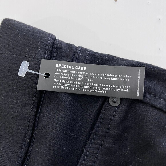 Levi's Signature Jeans Womens 27 x 28 Black Pull-On Skinny High Rise Stretch NEW - Picture 7 of 13